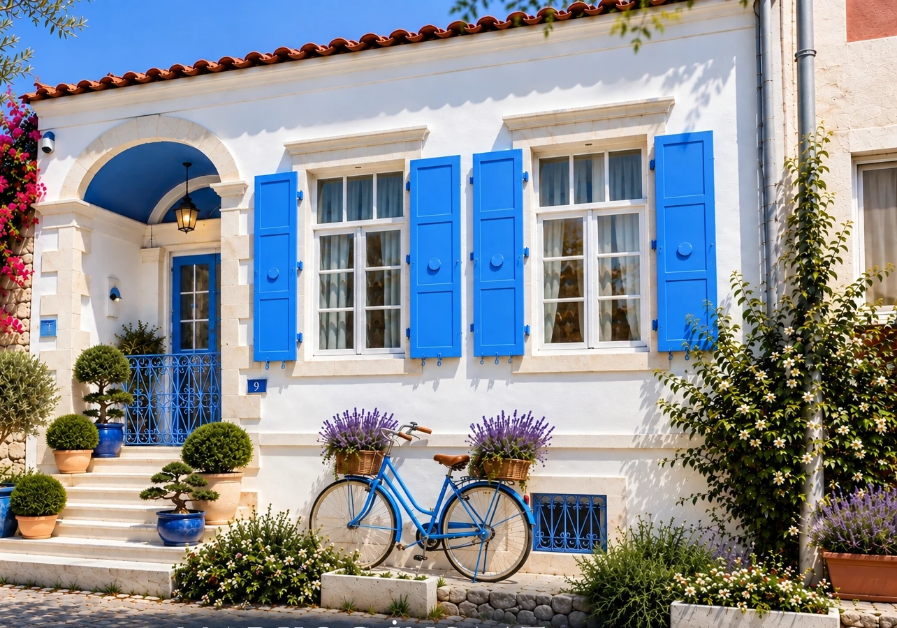 Ege miras villa restorasyonu, cephe ve peyzaj projesi – ArcCasa